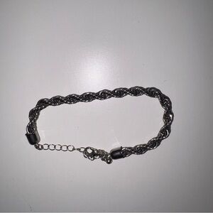 Nordstrom Silver Twisted Chain Bracelet